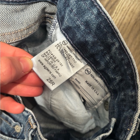 Ag Adriano Goldschmied Classic Blue Jeans basic denim size 25 relaxed skinny - Picture 4 of 12